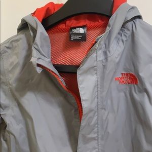The north face boys rain coat